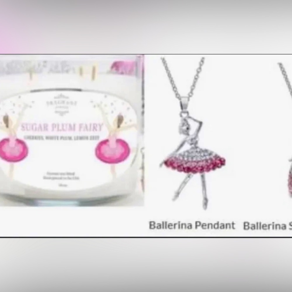 Fragrant jewels 2015 OG Swarovski crystal Sugar Plum Fairy Necklace